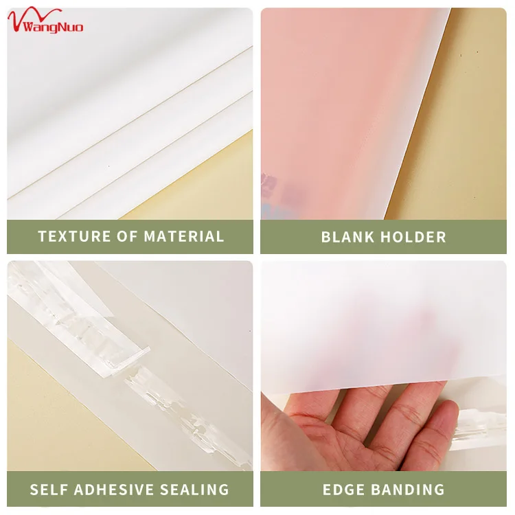 Eco Friendly Full Biodegradable Cornstarch Self Adhesive Bags Compostable Bags Garment Vacuum Bag Heat Seal Gravure Printing PLA