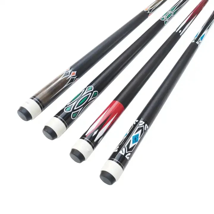 China Factory Custom Logo Snooker Cue 3/4 Jointed Woods Snooker Stick billiard cues for sale