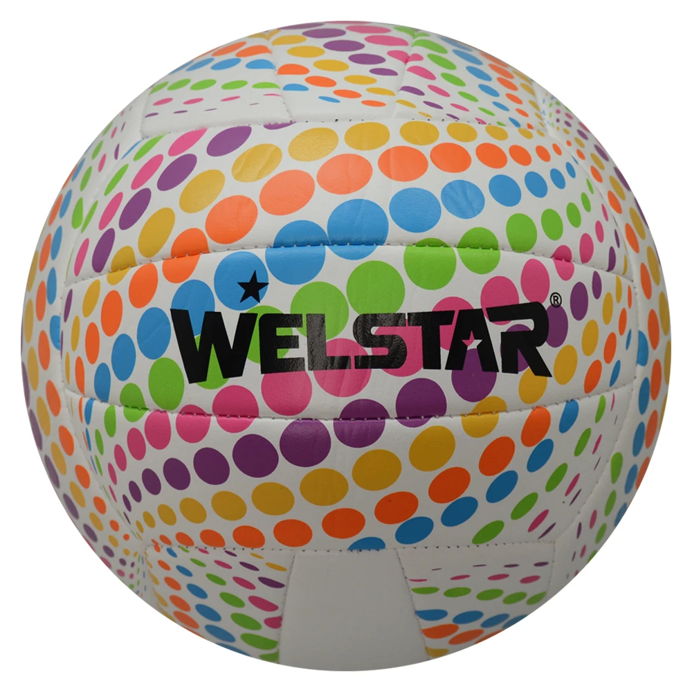 Leather Machine Volleyball Ball New Design Soft PVC Sewn Official Size 5 Colorful Children Tennis Girl Size 15 Rebolber 3 57