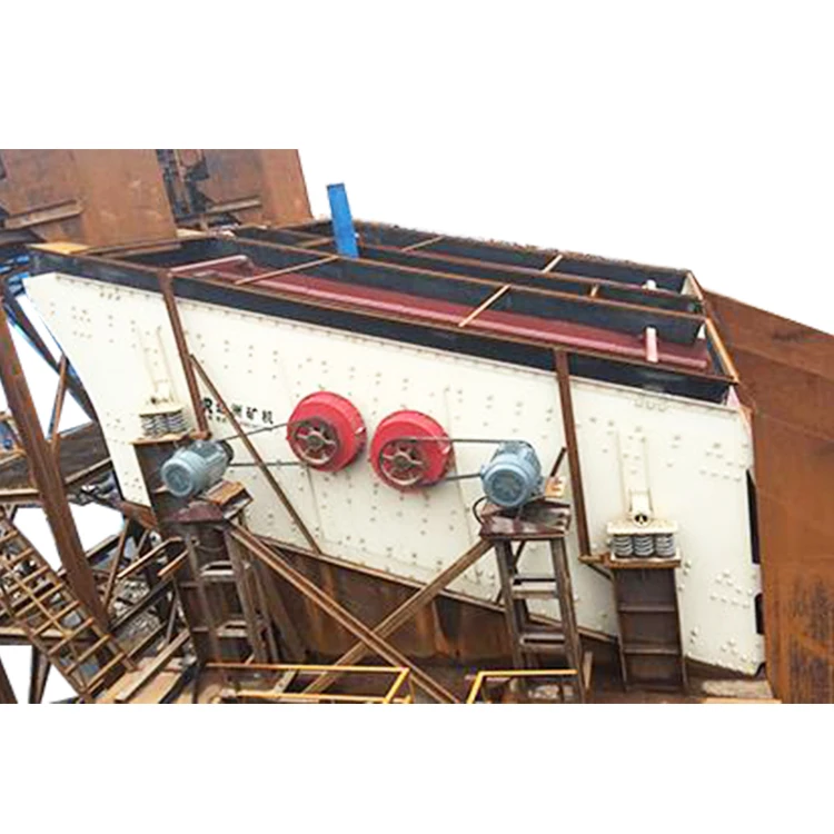 sand mobile screening machine  shaker separator small equipment eccentric shaft vibrating screen india for sale