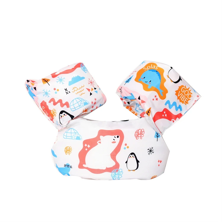 От 2 до 6 лет Детские изготовленный на заказ Печать Дети Регулируемый Ремень Размеры учатся плавать в бассейне купальник купальный костюм с изображениями героев мультфильмов «в руки ребенка