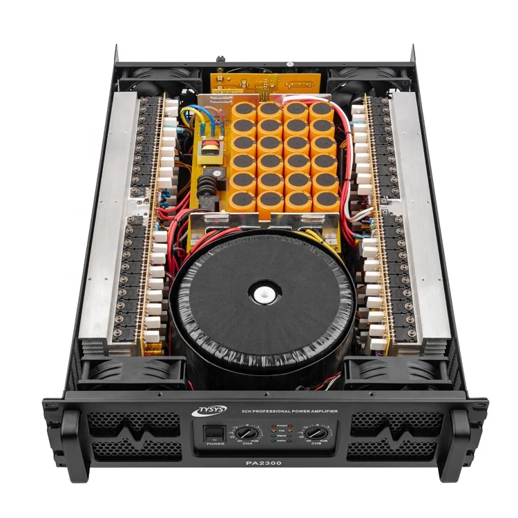 Professional 2300 watt class H class h circuit power amplifier for subwoofer