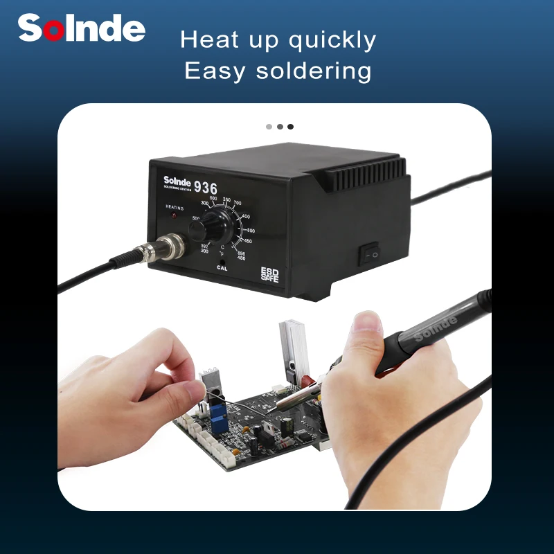 OEM ODM  936 factory direct 60w estacao ferro de solda retrabalho SMD constant temperature soldering stations