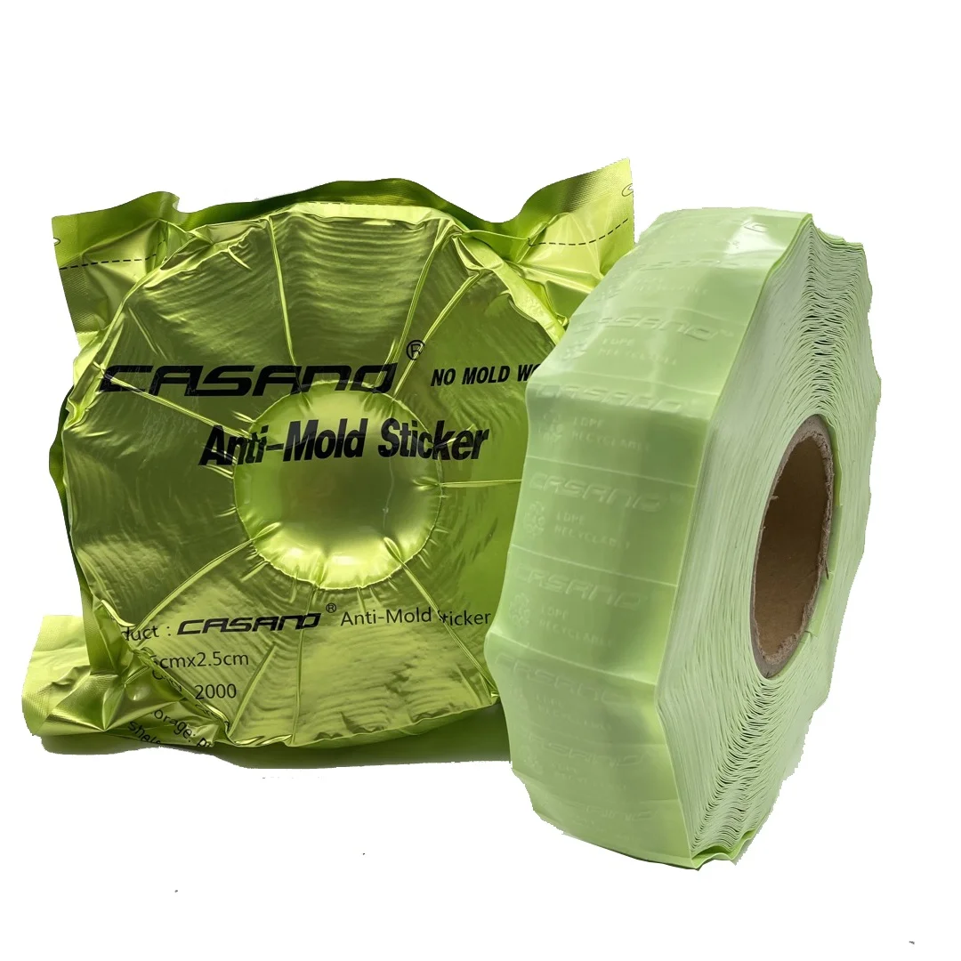 shoes clothes handbag packing mold prevention 2.5cm*5cm anti mold sticker