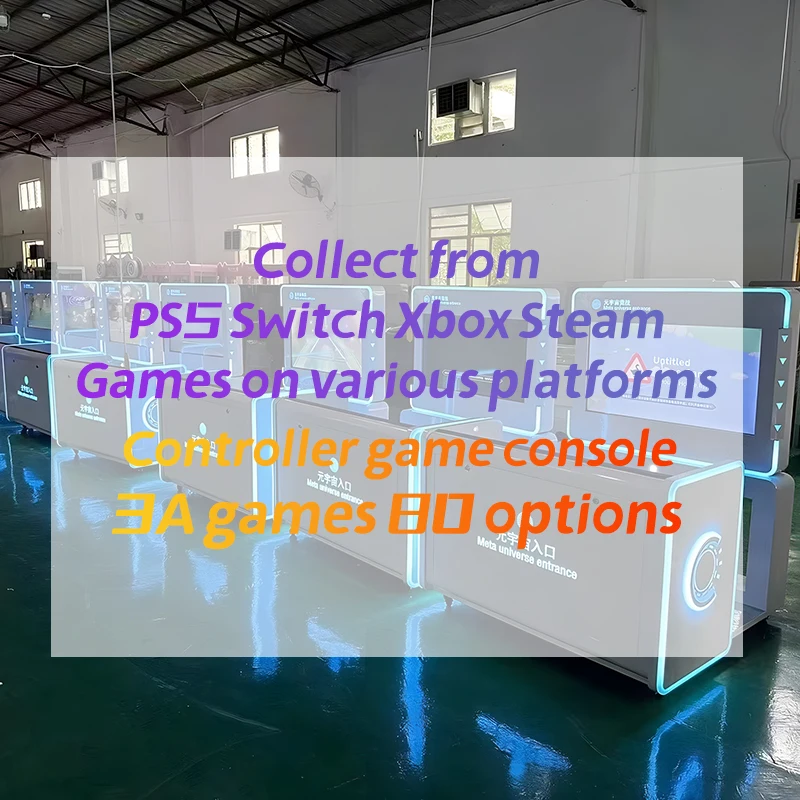 indoor video game simulator coin operated video game machine of 2 players for hand held tv video game