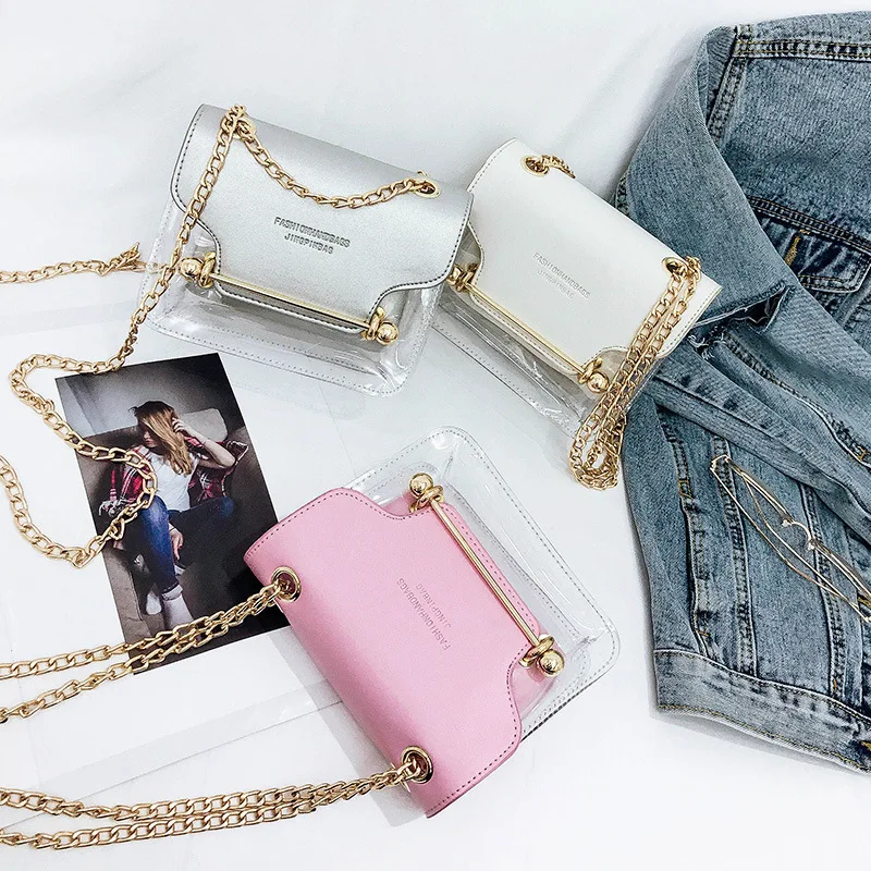  Designer Handbags Famous Brands Bags Women Fashion Candy Color Pvc Jelly Purse And Ladies