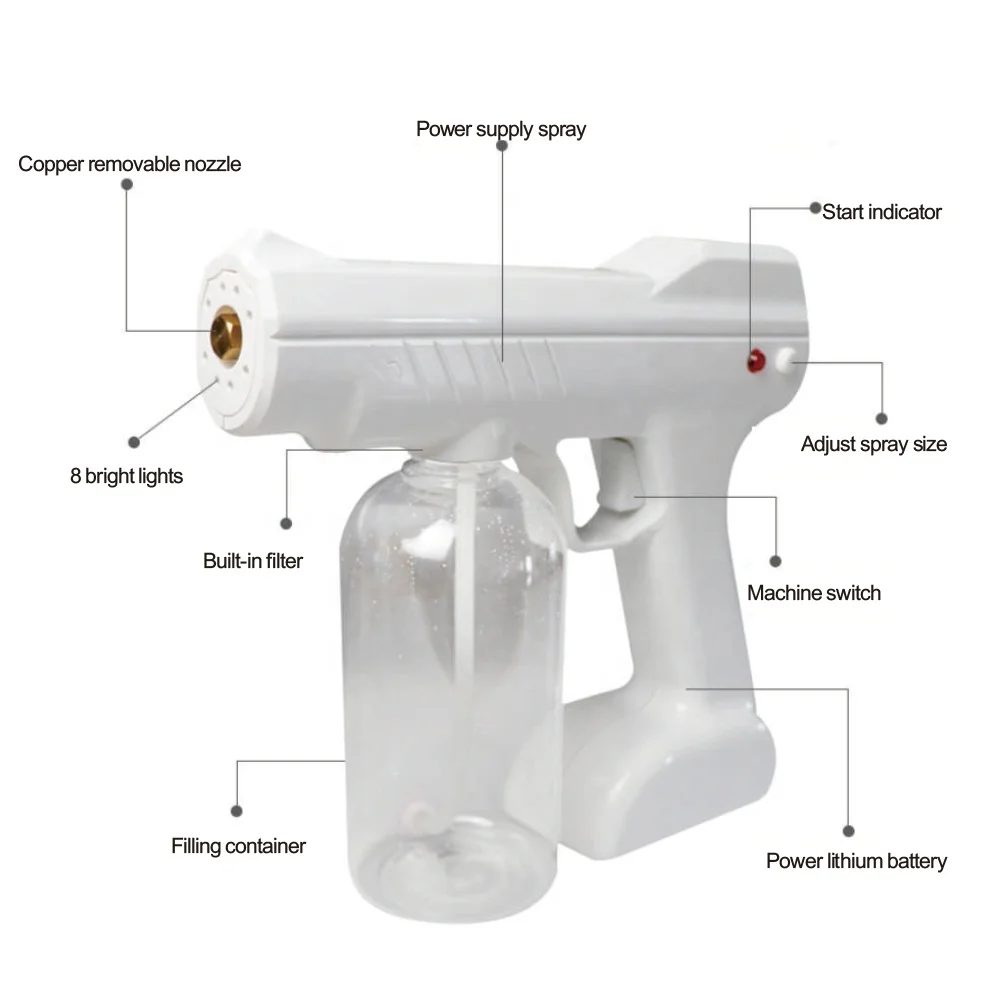 
Electrical Insect Sprayer Mounted Disinfectant Liquid For Rooms Pesticide Electric Fogger Mini Fogger Machine 