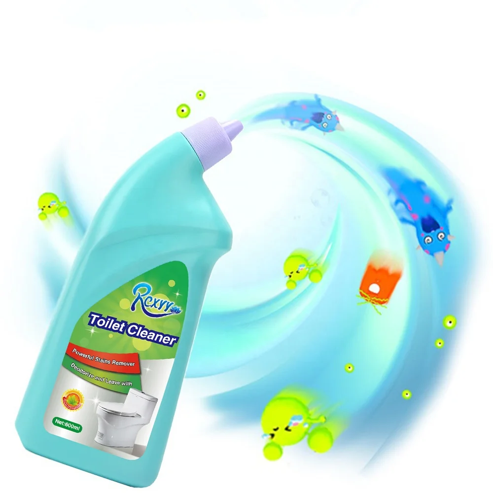 Toilet Cleaner Supplier In Stock Hot Sale 600ml Bottle Packed All Purpose Ceramic Cleaning Liquid
