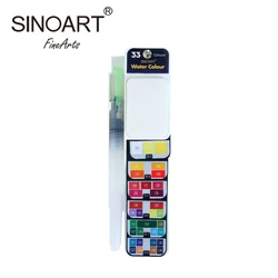 18 33 42 Colors Artist Mini Portable Box Pocket Watercolors Travel Set For Outdoor Painting