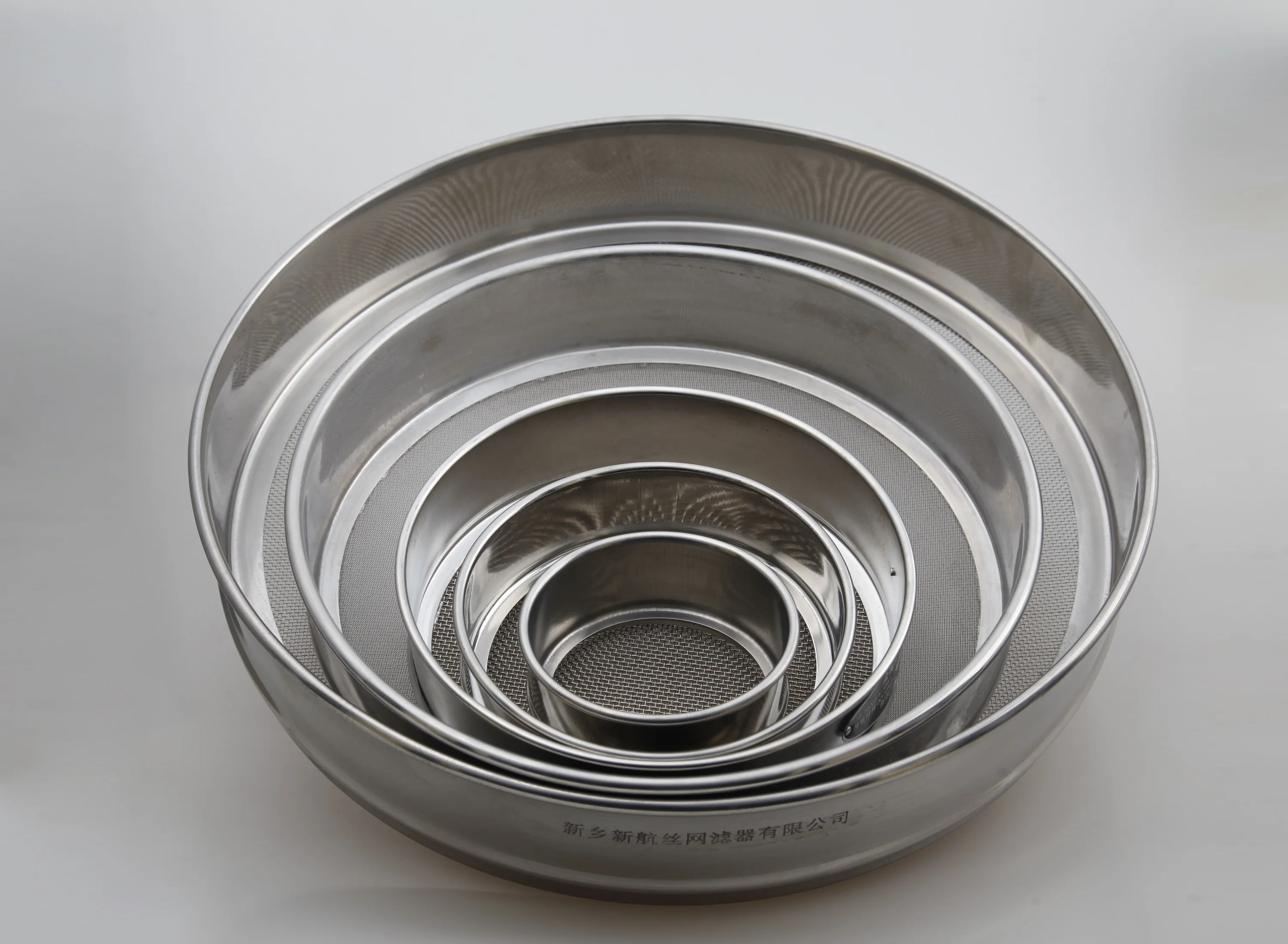 1 3 10 20 30 50 60 80 100 120 150 200 500 600Micron Mesh Soil Test Sieve Set Laboratory Test Sieve