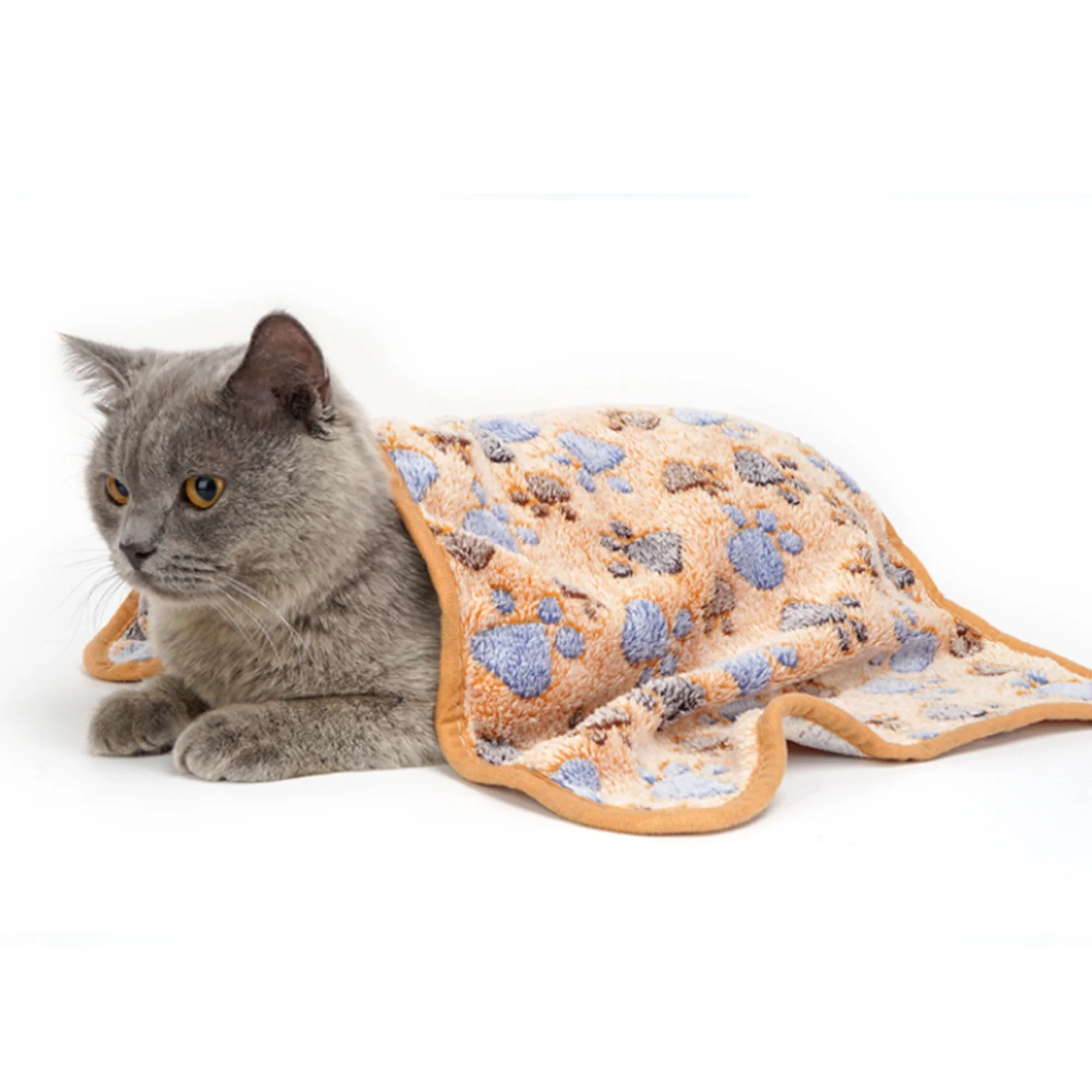 Товары для домашних животных, двухстороннее Коралловое мягкое одеяло для домашних животных, роскошное плюшевое теплое Флисовое одеяло для собак