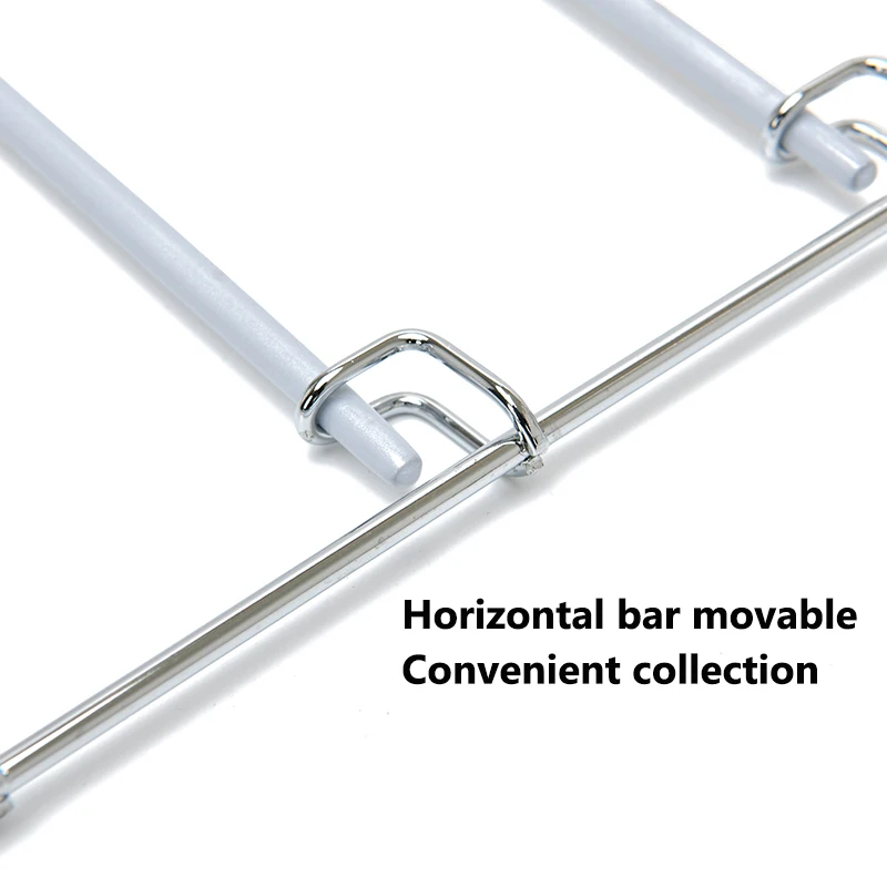 Non-Slip Swing Arm Hanger Space Saving Pants Hangers Multifunctional Metal Hanger for Slacks Jeans