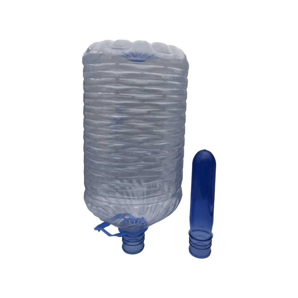China 55mm Neck 250g ,270g  Blue Color Mineral Water plastic bottle preform  PET Preforms PET bottle