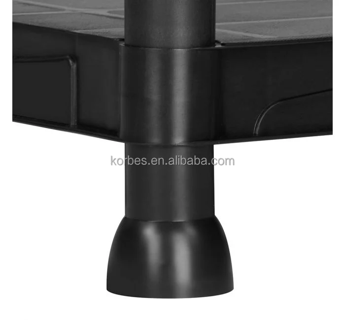  Пластиковый стеллаж для хранения регулируемая полка гаража склада 4 уровня