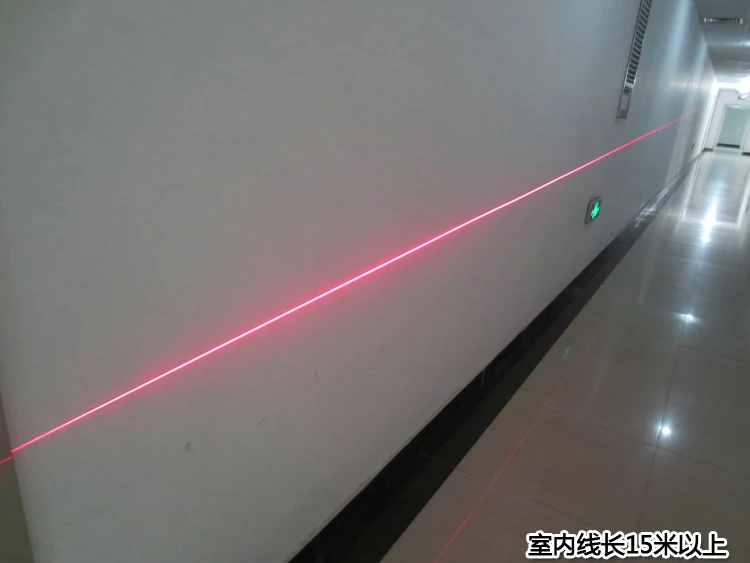 FU650L200-SCQG22 650nm <200mW high brightness line laser module for bridge saw machine with built-in PCB, 22*110mm, OEM housing