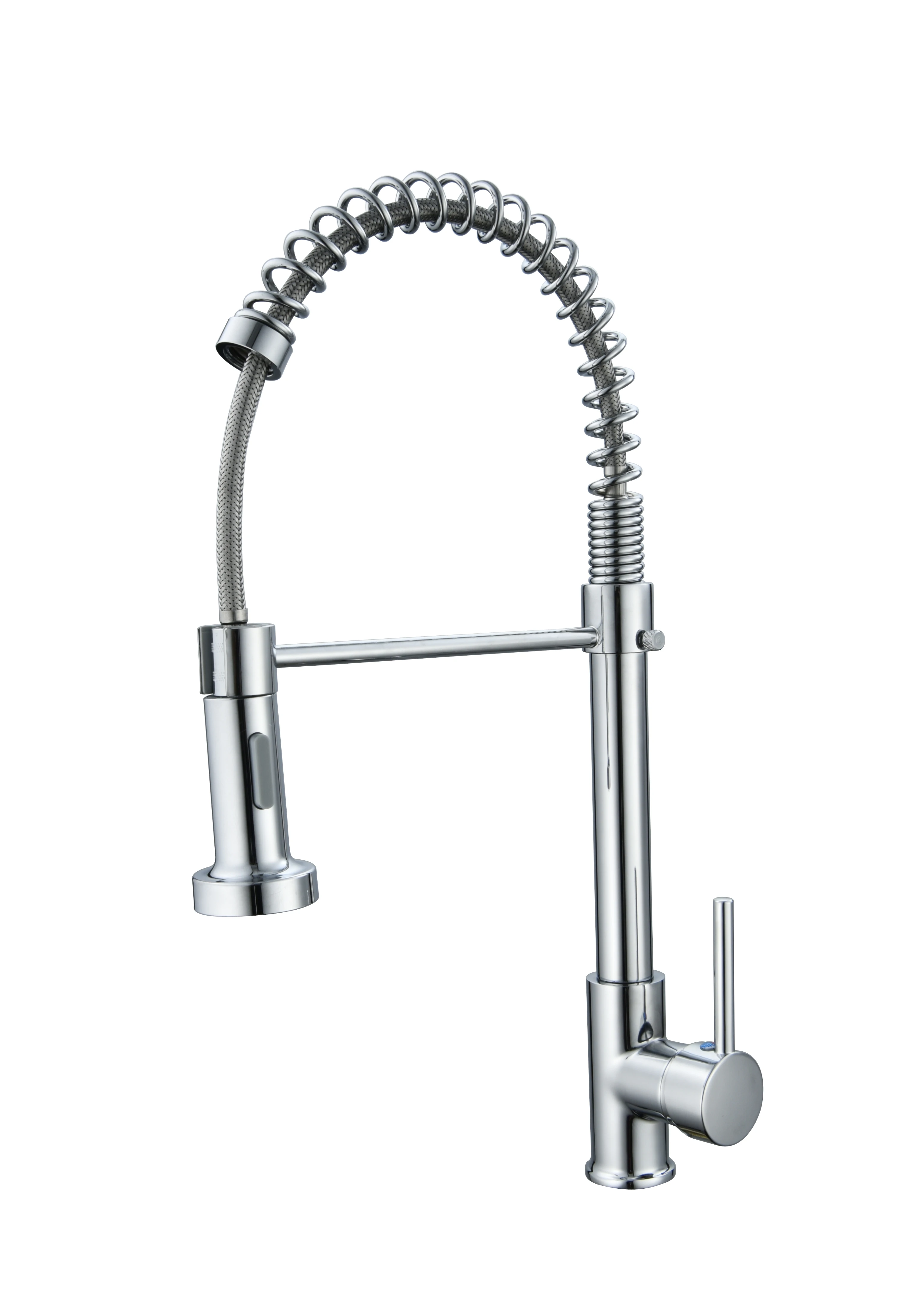 common spring faucet  Metal material kitchen spring faucet single handle spring pull down kitchen faucets
