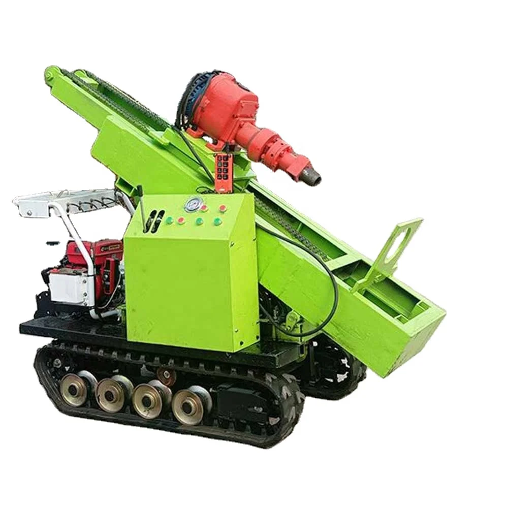 down-the-hole drilling rigs with good quality Air compressor and mud pump Rotary drilling rig 35hp