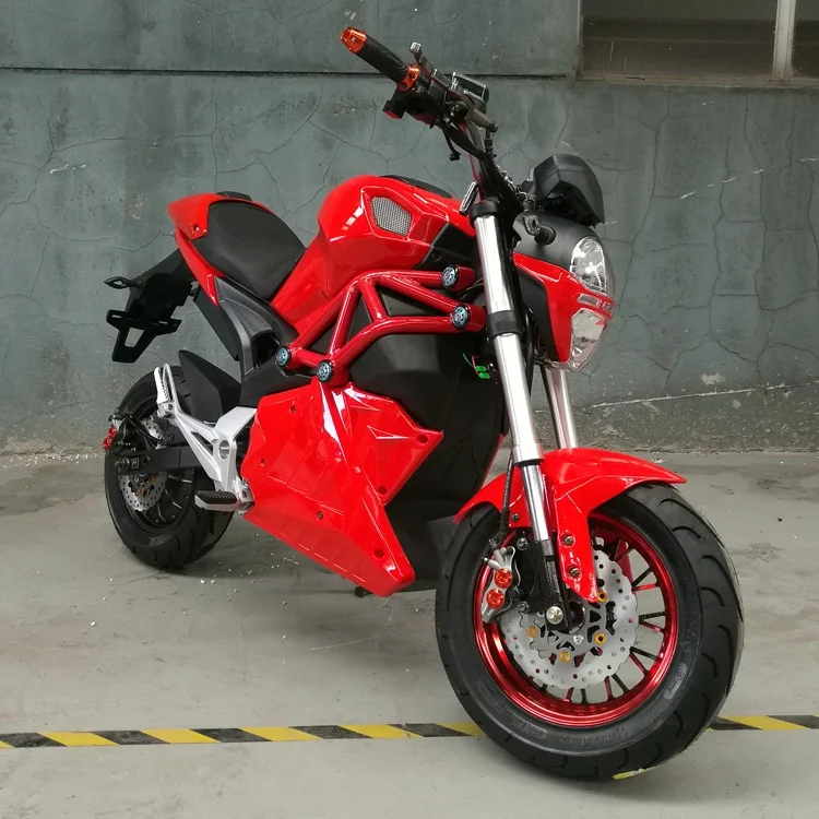 High Speed Power Bikes Lithium 2000w 3000w Electric Motorcycle Scooter