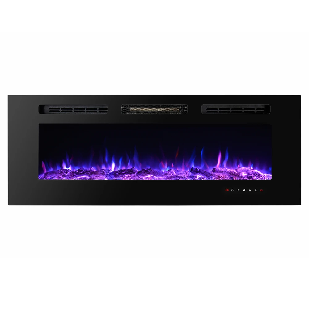 Большой Настенный Электрический камин с 3d светодиодной подсветкой 110 В 220