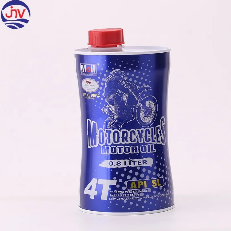 1L Slim Waist Shape Engine Oil Packaging Lubricant Oil Metal Tin Cans with Lids