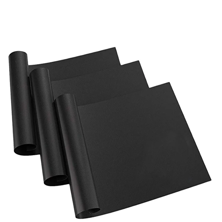 0.3 mm thickness Reusable Fire Proof Food Grade BBQ Mat Grill barbecue mat