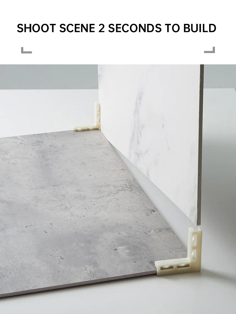 Mini photo background board pvc  wood grain marble cement board 40*40cm photography background board