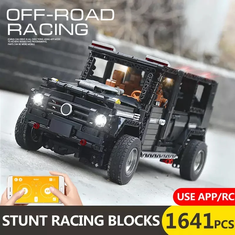 Mould King 13070 SUV Off-Road Vehicle High-Tech Car Moc App Version Car Building Blocks Set For Birthday Gifts
