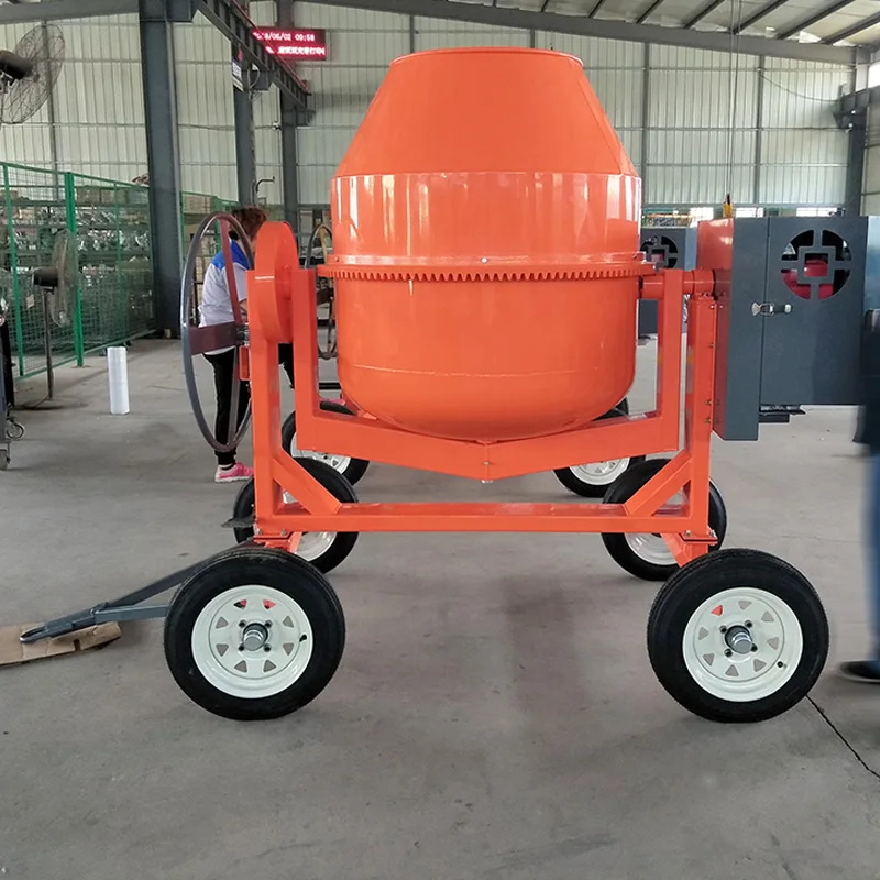 hot-selling mim concrete mixer on a trailers JQ 600L ATV small motor mobile 300L concrete cement mixer machine for Construction