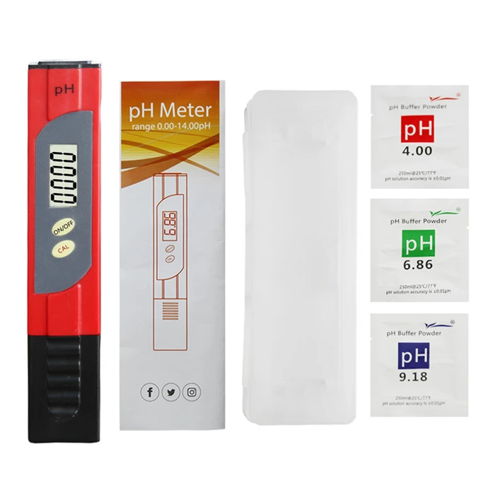 New Selling Digital PH Meter Automatic Calibration 0.01 Water Quality Test PH-02