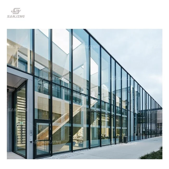 security glass wall glass price facad building facade miter glass cladding panels wall
