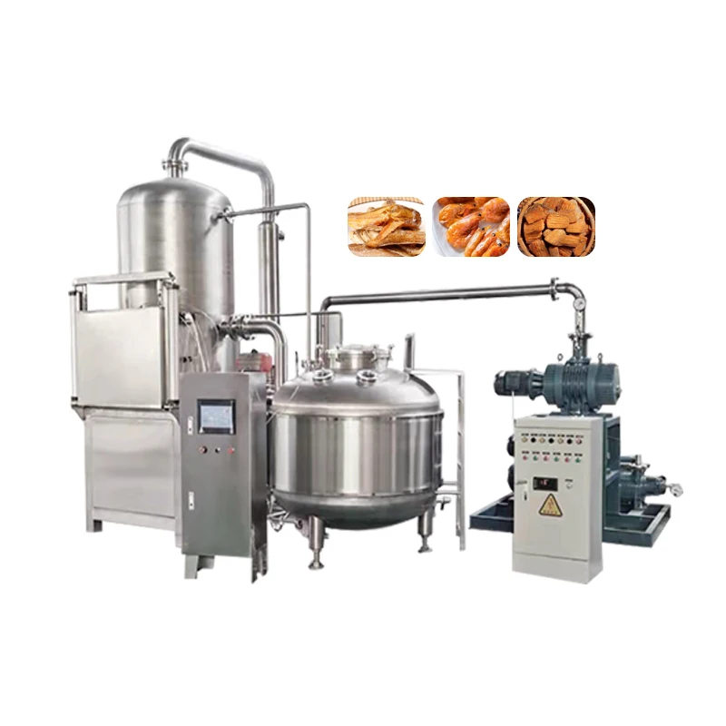 Automatic processing equipment for vacuum fried cod meat production line