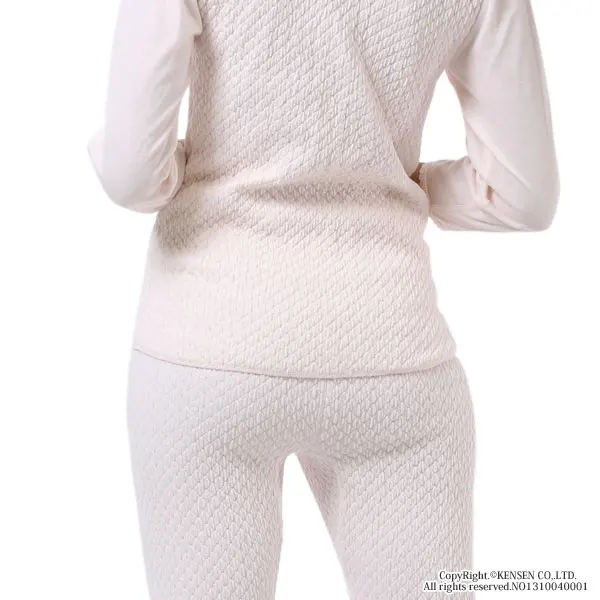 
High quality yarn dyed thermal women long underwear to customers satisfaction 