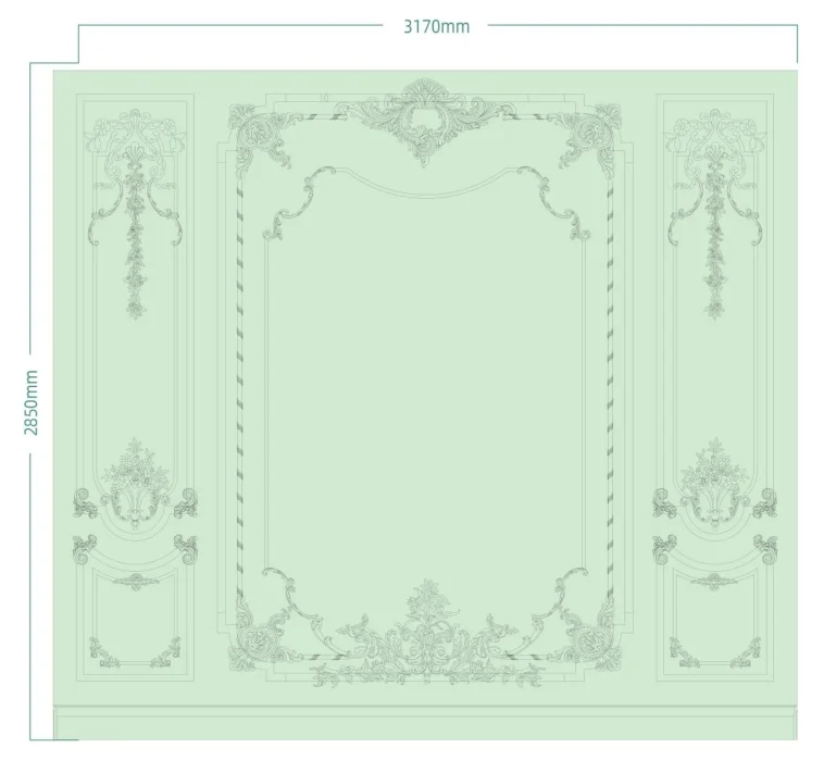 High density interior plastic cornice moulding wall frame moulding decoration PU plaster coving by designer