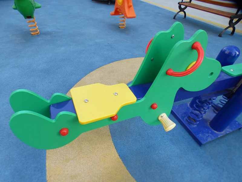 Cartoon  Park Commercial Playground Seesaw  Outdoor Playground Equipment Seesaw For Kids