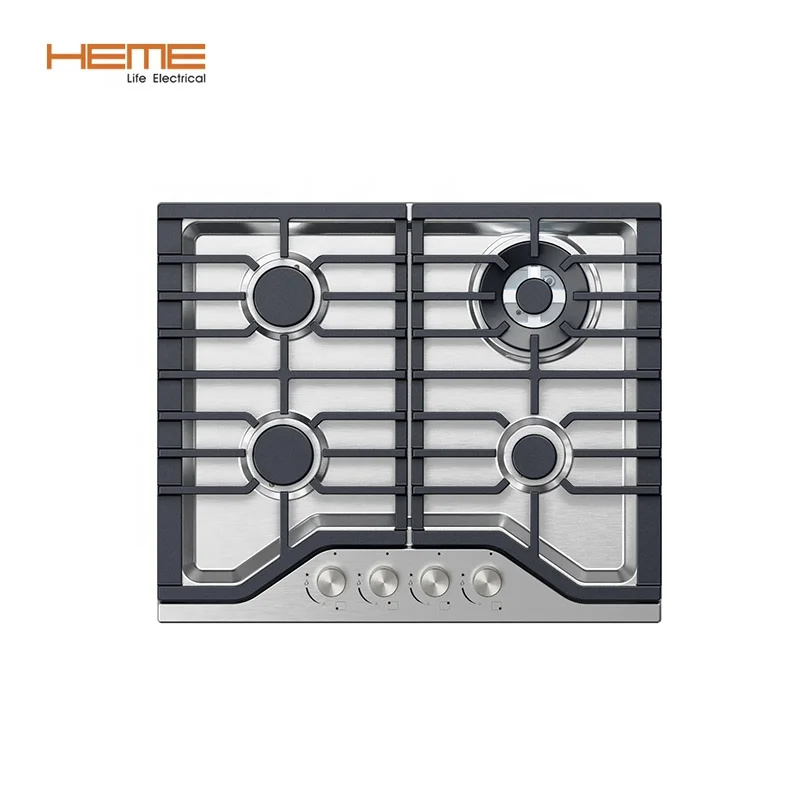 Modern Kitchen Cocina a Gas Manufacturer Automatic Ignition Stainless Steel Customize Gas Cooker Top