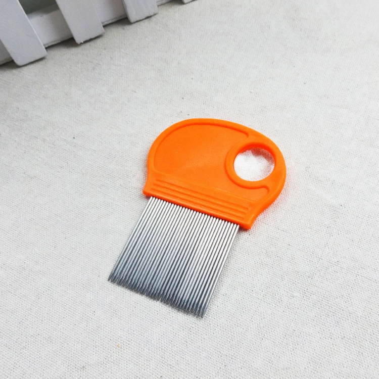 Amazon Hot Selling Durable Stainless Steel Hair Beauty Nit Lice Clean Flea Tick Comb