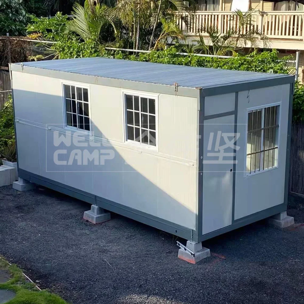 Складной контейнерный дом, горячая распродажа, трудовой лагерь, сборное модульное общежитие 20 футов, портативный модульный дом, легко установить, низкая стоимость