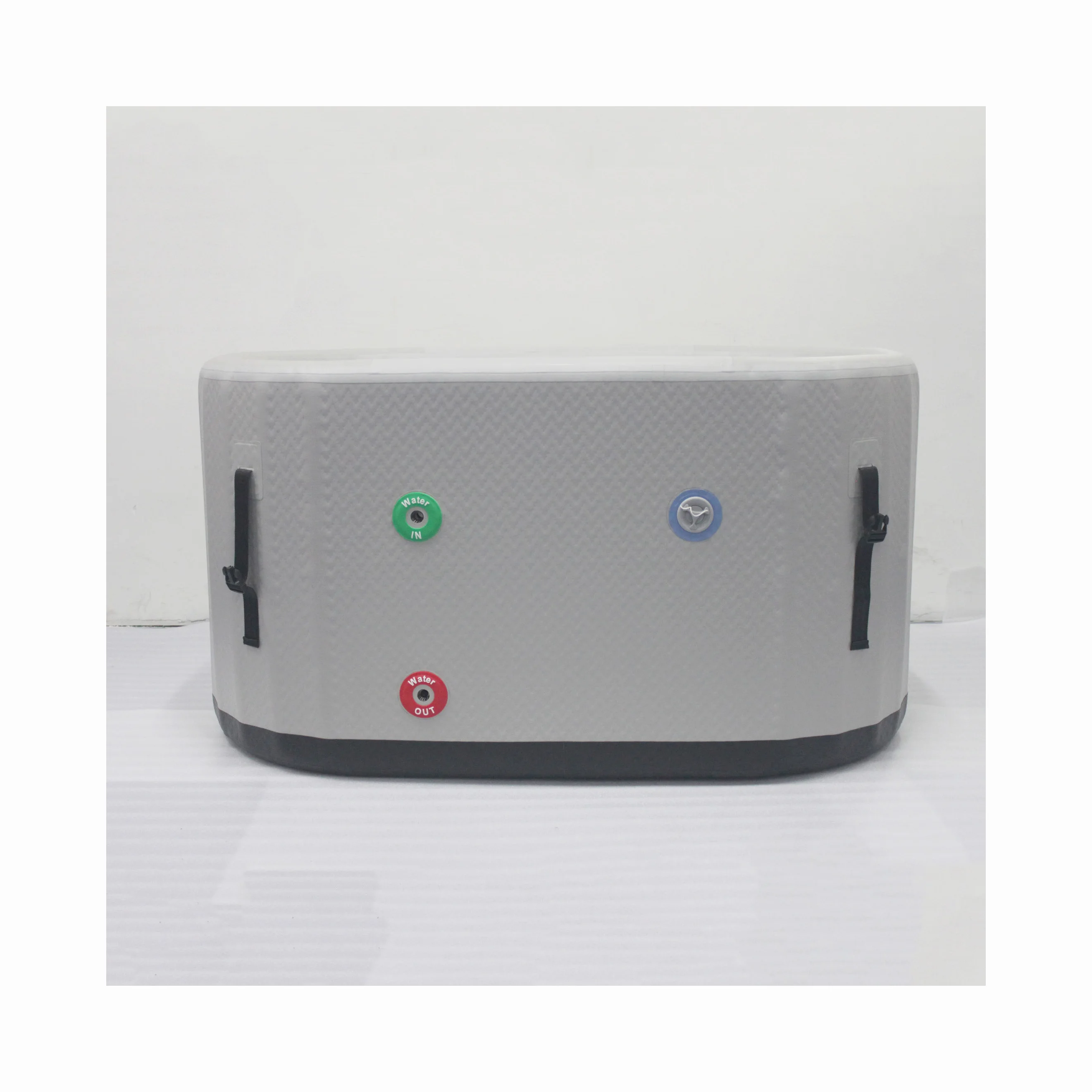 Outdoor Ice Cooler Tube Grey PVC Bathtub Custom Logo Recovery Cold Plunge Ice Bath