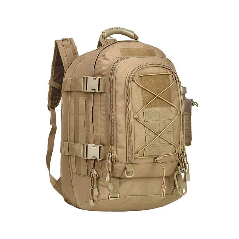 Custom Men Large Capacity Hiking Expandable Backpack Waterproof Outdoor 60L Camouflage Mountaineering Hunting Tactical Backpacks