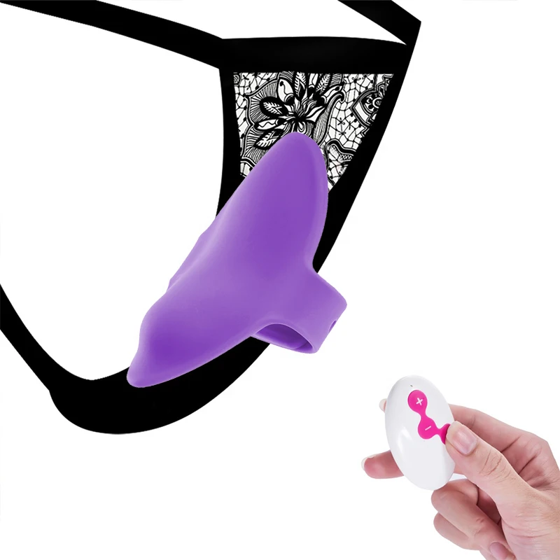 Wireless Remote Control Clitoral Stimulator Wearable Panti Vibrating Women Sex Toys Butterfly Vibrator