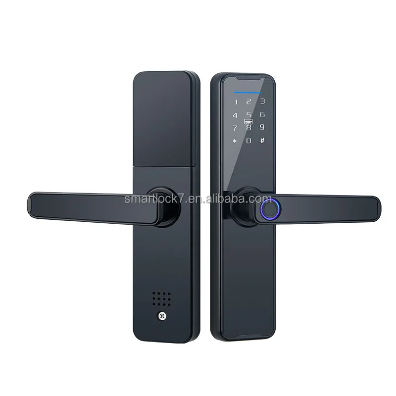 Apartment Rental Hotel Digital Door Safe Wooden Box Lock Smart With Tuya TThotel SDK App