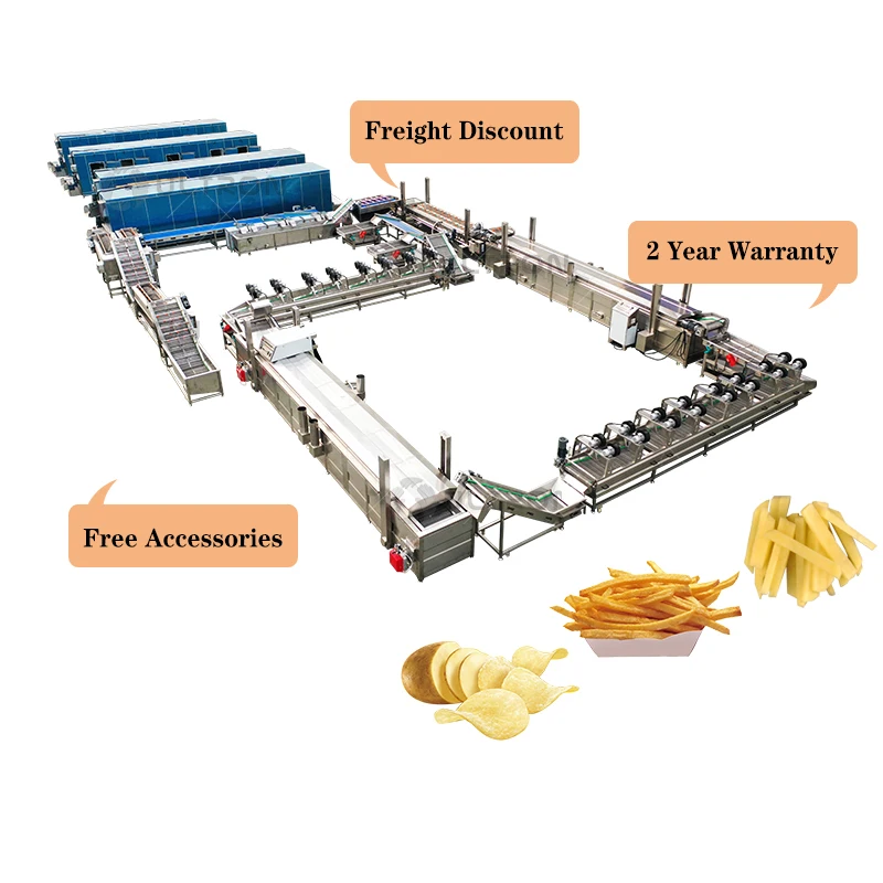 Fokison (Electronic Components) Frozen French Banana Chips Small Automatic Fries Line