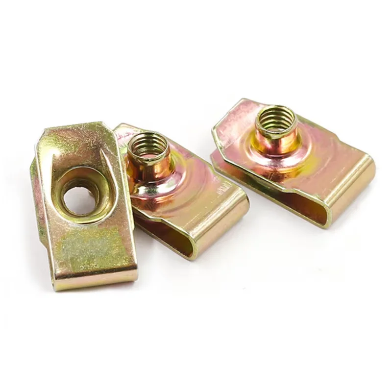 M4 M5 M6 M8 M10 Leaf Plate Spring Speed Clamping Nuts Lock Nut U Spring Clip Nut