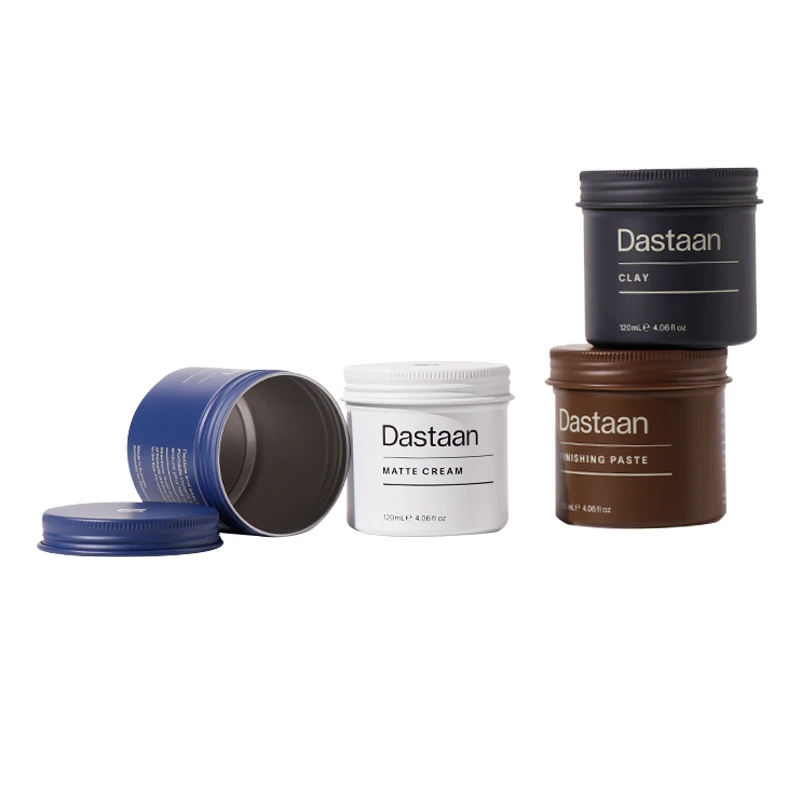 Custom round metal tea tin can canister coffee tea tin box packaging tea tin jar container