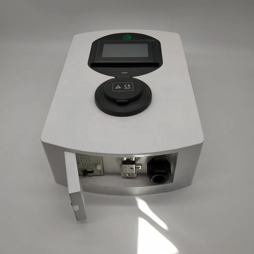
3.3KW 230V 16A type 2 ev charger evse wallbox,AC charging pile with touching screen,type B RCD,choosing current,OEM 