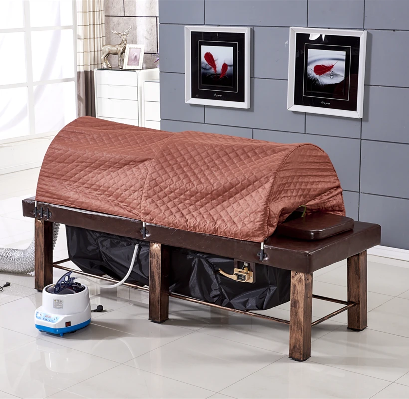 
Medicine Fumigation Physiotherapy Bed Beauty Sweat Steaming Moxibustion Bed Beauty Salon Special Traditional Chinese Massage Bed 