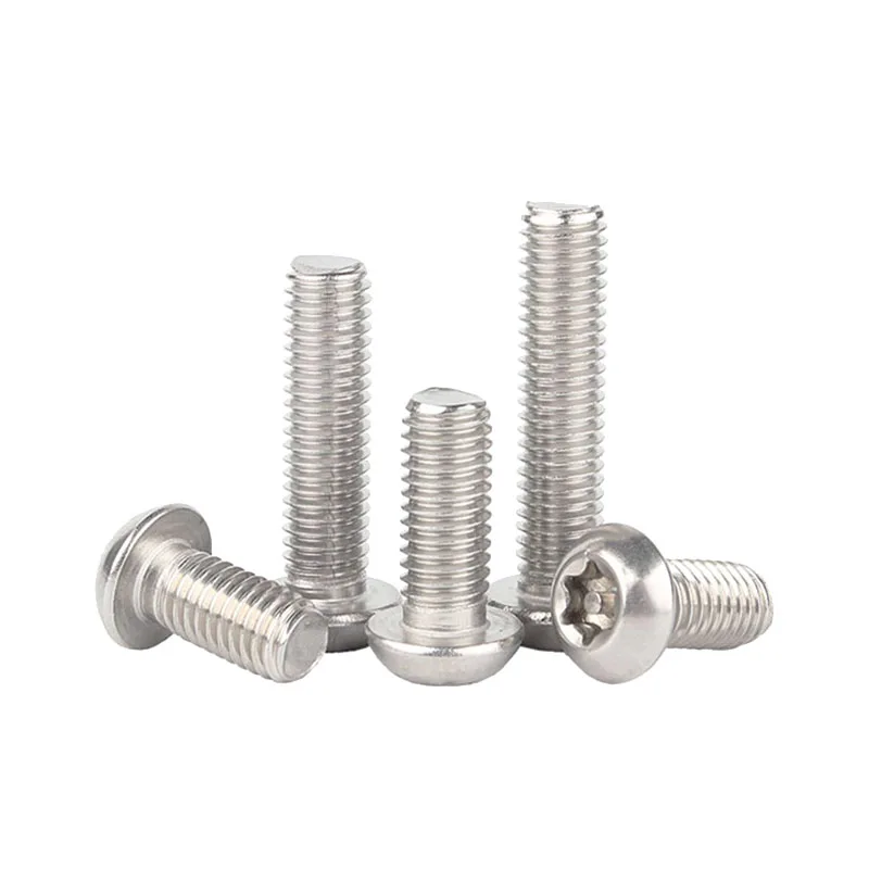 ANSI/ASME B18.3BT Torx Drive Button Head Machine Screw with Pin Stainless Steel Pin Screw