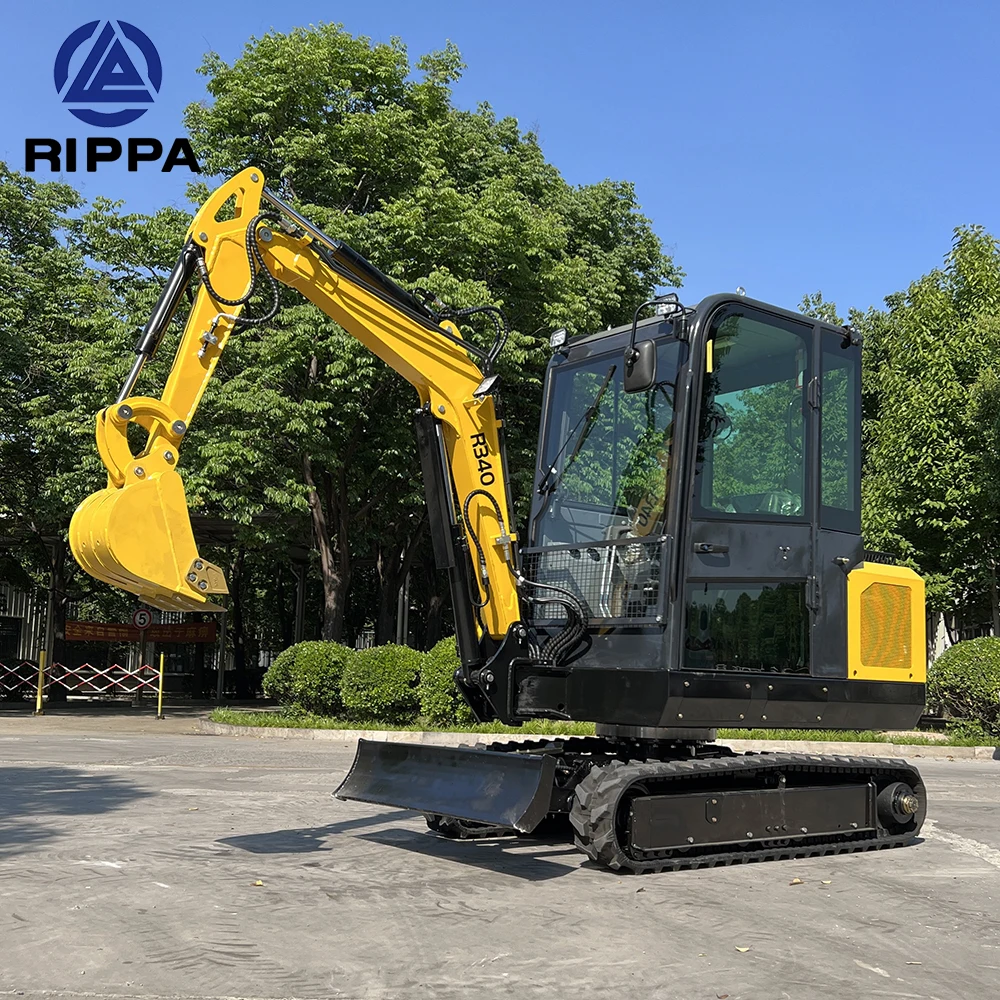 Rippa Ultimate Performance  Machine 1Ton 2Ton 3Ton Diesel Engine Mini Excavator With CE Certificates