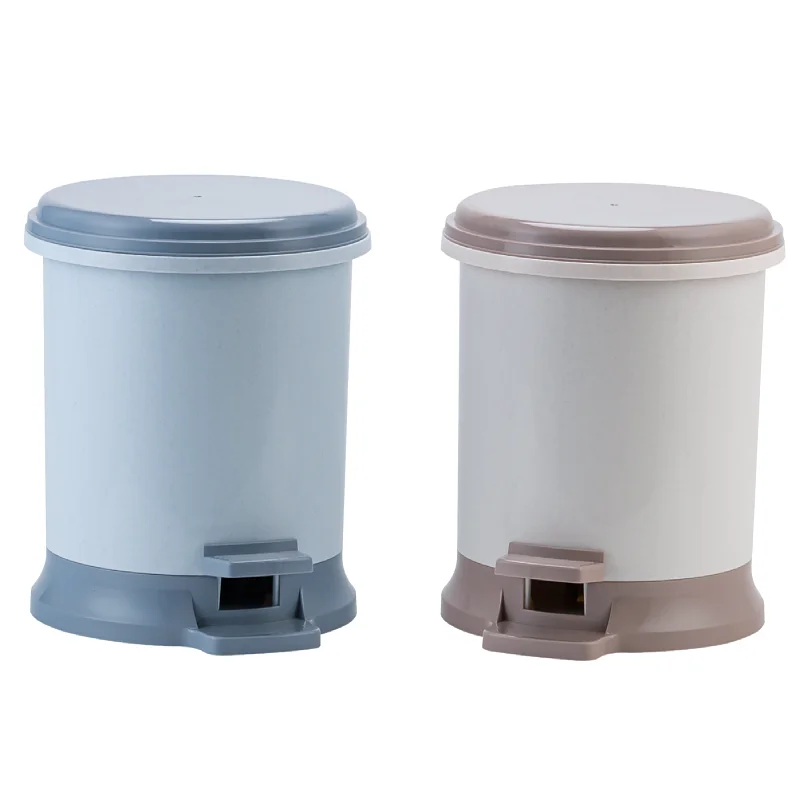Pedal type wastepaper basket garbage container apartment hotel stainless steel trash can