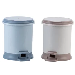 Pedal type wastepaper basket garbage container apartment hotel stainless steel trash can